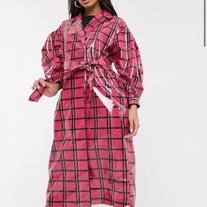 Vinyl Trench Coat